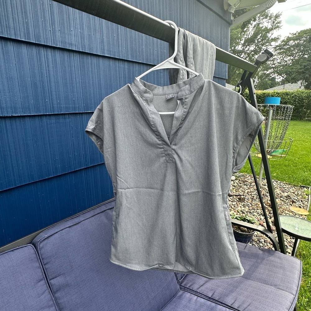 Gray Women's scrub set